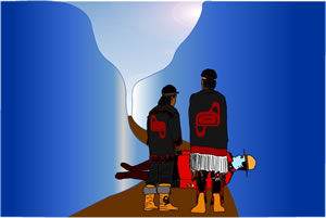 Nisga'a men and Constable